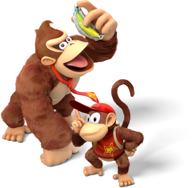 File:Donkey Kong and Diddy Kong - Donkey Kong Country Tropical Freeze.png