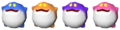 Four unused versions of the Shining Ghost model labeled "Ball", which would have appeared in the Observatory. These were seen in the E3 2001 trailer, though as a white colored variant.