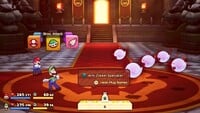 Battling Glohm Boo and its clones in Mario & Luigi: Brothership