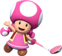 Artwork of Toadette in Mario Golf: Super Rush