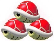 Triple Red Shells - Super Mario Wiki, the Mario encyclopedia