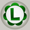 Baby Luigi's horn emblem from Mario Kart 8