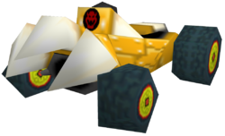 The model of the Tyrant from Mario Kart DS