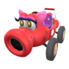 Red Turbo Birdo from Mario Kart Tour