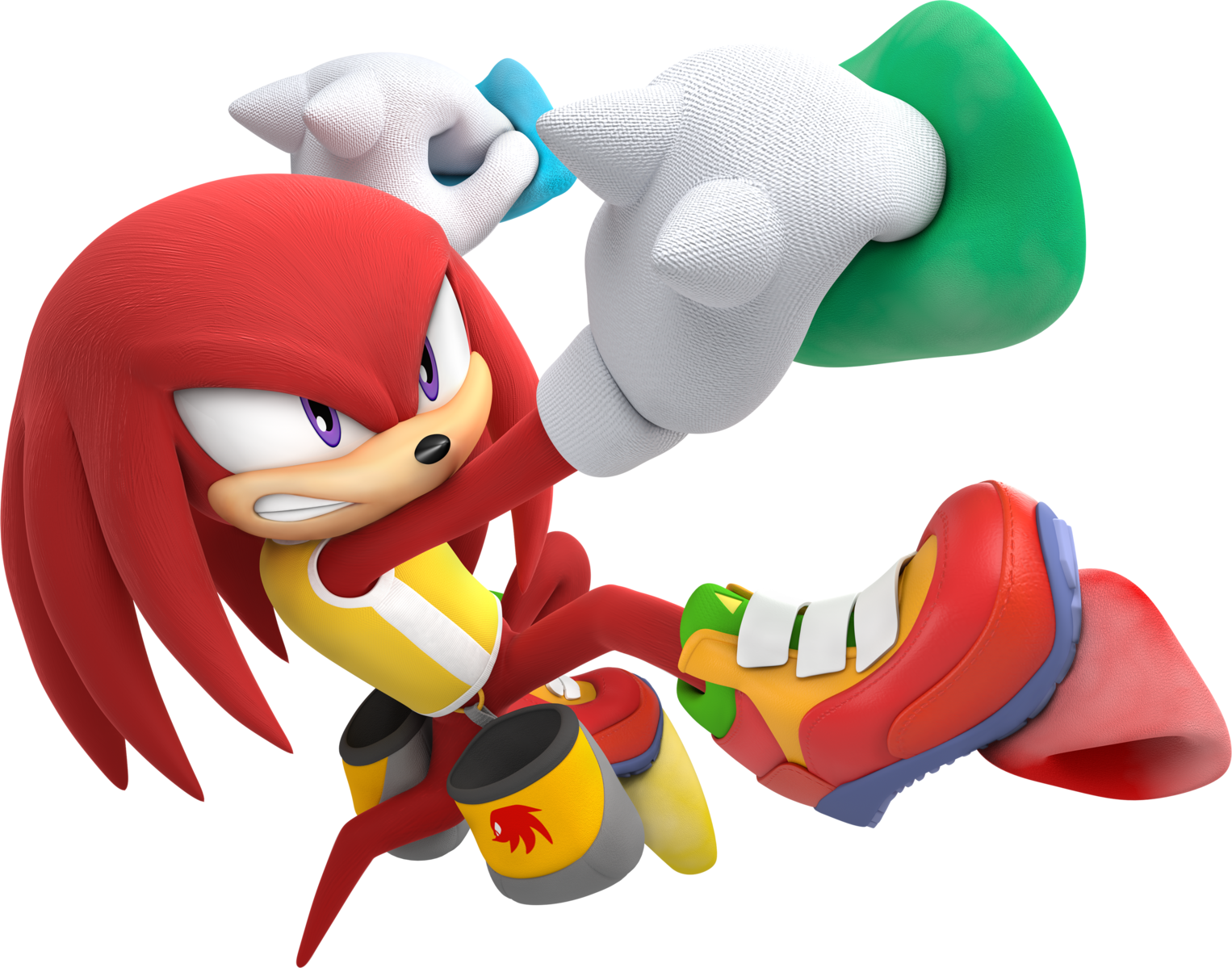 File:MSOGT Knuckles Rock Climbing.png - Super Mario Wiki, the Mario ...