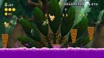 Screenshot of Dancing Blocks, Poison Swamp in New Super Luigi U.