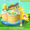 Screenshot of the level icon of Super Bell Hill in Super Mario 3D World