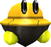 Rendered model of the Topmini enemy in Super Mario Galaxy.