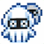 Blooper Nanny icon from Super Mario Maker 2 (Super Mario World style)