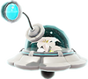 Artwork of a small UFO from Super Mario Odyssey.