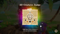 All-Creatures Badge unlock screen