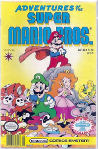 Cover of Adventures of the Super Mario Bros. No. 4