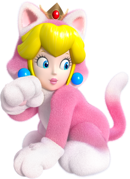 File:Cat Princess Peach Artwork - Super Mario 3D World.png