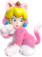 Artwork of Cat Peach from Super Mario 3D World.