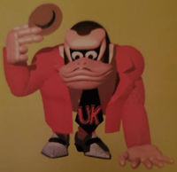 Uncle Kong from "Super Donkey Kong 2: Dixie & Diddy Kōryaku Guidebook Kanzenhan"