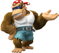 Funky Kong - Super Mario Wiki, the Mario encyclopedia