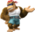 Artwork of Funky Kong from Donkey Kong Country: Tropical Freeze.