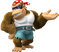 Artwork of Funky Kong from Donkey Kong Country: Tropical Freeze.