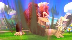 Donkey Kong's Hand Slap in Super Smash Bros. for Wii U.