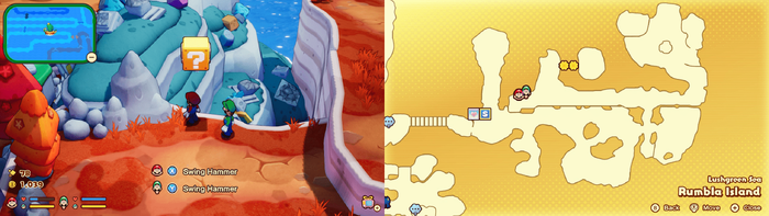 21th ? block in Rumbla Island from Mario & Luigi: Brothership