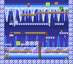 Level 4-9 map in the game Mario & Wario.