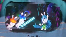 One of Allegra's backstory mural at the Melodic Gardens.