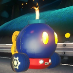 A Bob-omb Car in Mario Kart 8 Deluxe
