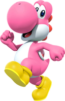 Pink Yoshi from Mario Kart Tour