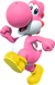 Pink Yoshi from Mario Kart Tour