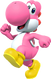 Pink Yoshi from Mario Kart Tour