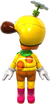 The Wiggler Mii Racing Suit from Mario Kart Tour