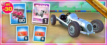 The Iron Cucumber Pack from the Berlin Tour in Mario Kart Tour