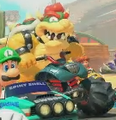 Bowser driving the Standard ATV in the Nintendo Switch 2's first-look teaser