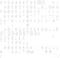 All characters in the font