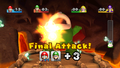 Mario and Luigi deliver the final attack.