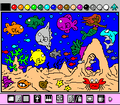 Art creation of aquatic life