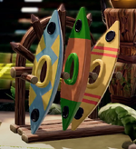 Jungle Retreat goal-line decoration