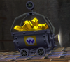 A Minecart from Wario's Gold Mine