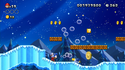 The image for "Snowfield Theme (Baby Yoshi)" from New Super Mario Bros. U Deluxe on Nintendo Music.