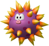 Model of a Big Urchin from New Super Mario Bros. Wii.