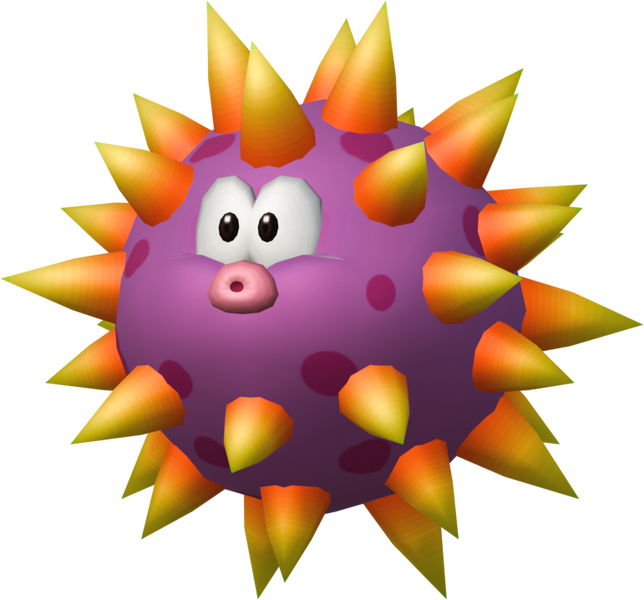 File:NSMBW Asset Model Big Urchin.png