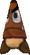 A Paper-Cone Goomba from Paper Mario: Sticker Star