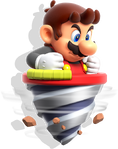 Artwork of Drill Mario from Super Mario Bros. Wonder