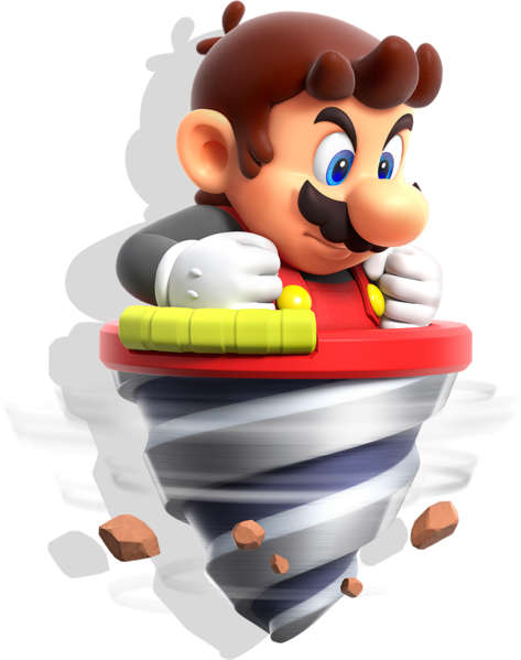 File:SMBW Drill Mario.png