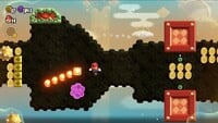 The third 10-flower coin in Shining Falls Special Triple Threat Deluge in Super Mario Bros. Wonder