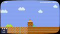 Big Mario in a big Goomba's Shoe