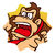 Sticker of Donkey Kong from Mario Party Superstars