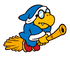 Sticker of Kamek/Magikoopa from Mario Party Superstars