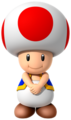 Toad with folded arms