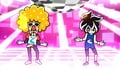 Jimmy T and Young Cricket dancing together